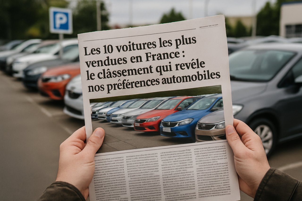 Les 10 voitures les plus vendues en France : le classement qui révèle nos préférences automobiles