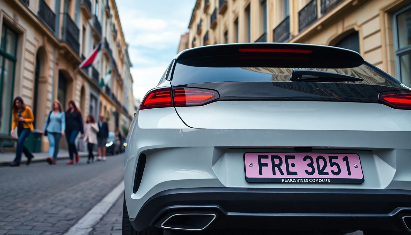 Plaques roses sur les routes : pourquoi ces nouvelles immatriculations intriguent la France