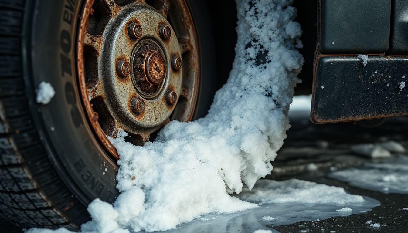 Les ravages cachés du sel de déneigement sur votre véhicule
